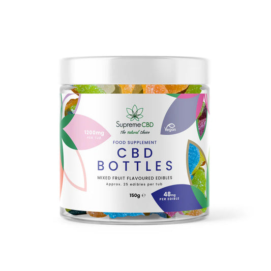 CBD Gummy Bottles - Small Tub (1200mg)