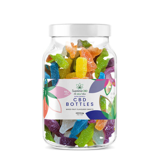 CBD Large Super Strength Gummy Bottles - Large Tub (4800mg)